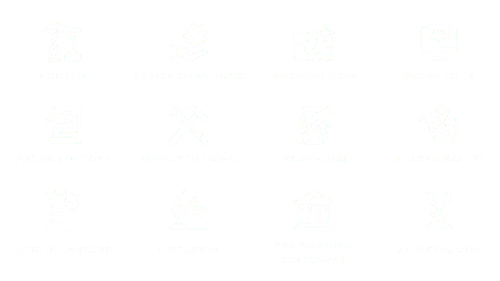 Campi d'applicazione edilizia efficientamento archeologia pubblicità progettazione manutenzione restauro allevamento Certificazione geologia promozione culturale Agricoltura